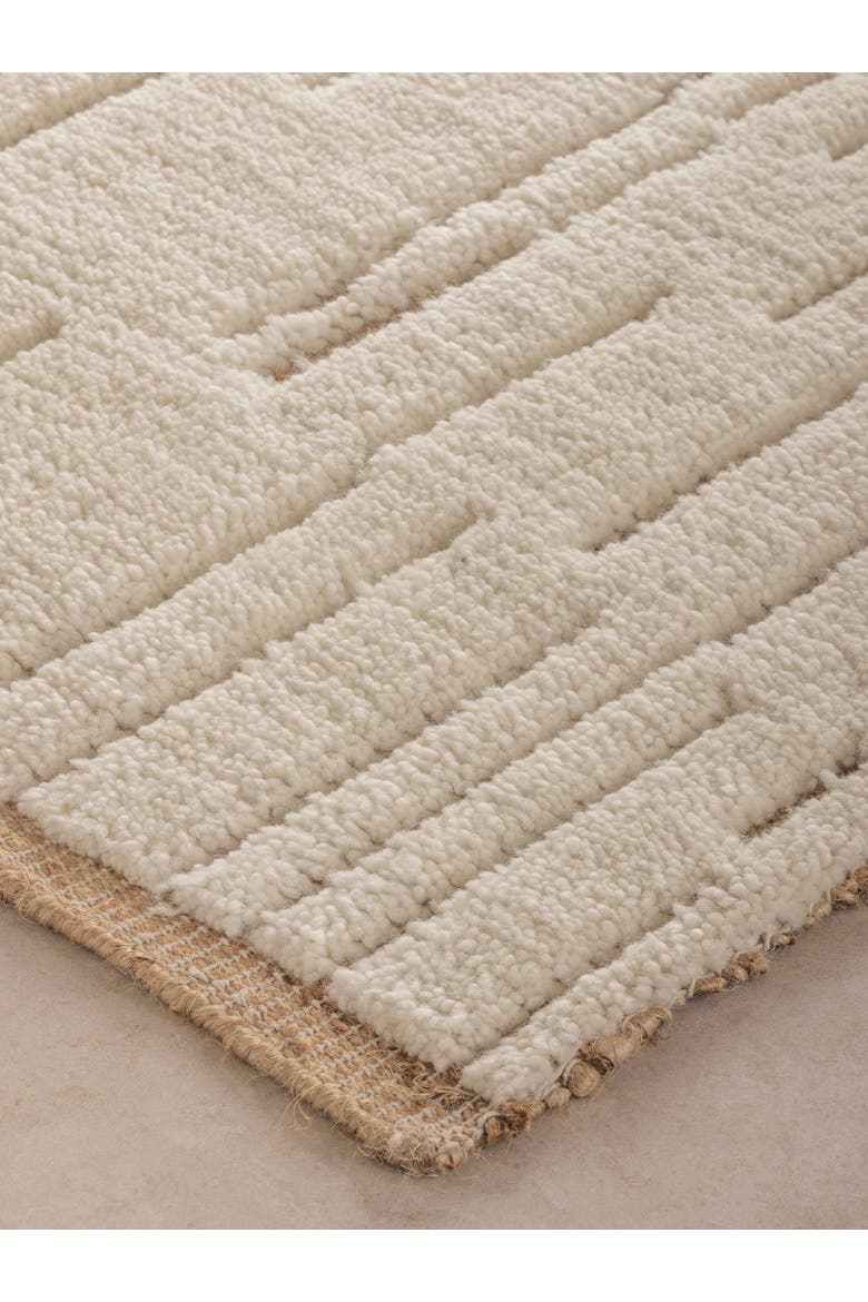 Narita Wool and Jute Rug, Alternate, color, Ivory