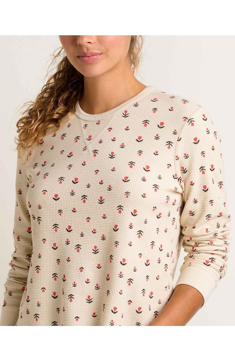 Toad & Co Foothill Long Sleeve Crew II, Alternate, color, Salt Tulip Print