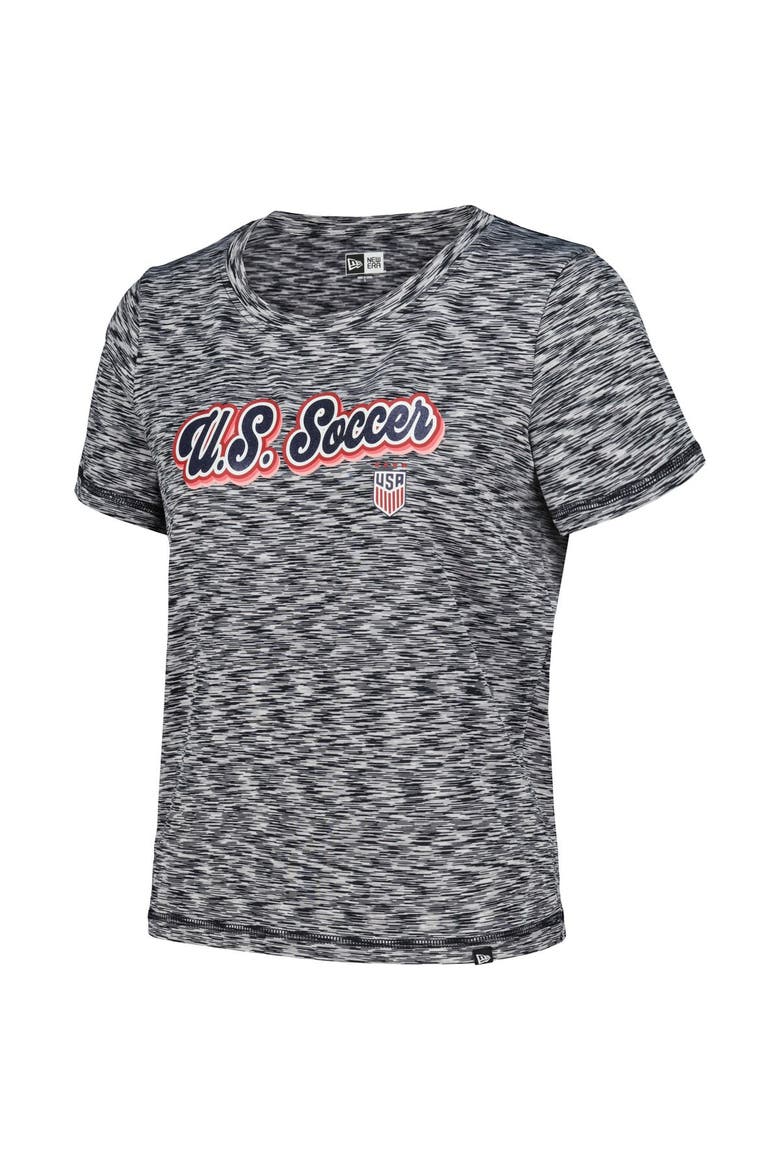 Women's 5th & Ocean by New Era Navy USWNT Athletic T-Shirt, Alternate, color, Navy