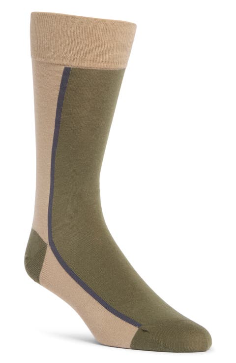 Colorblock Dress Socks