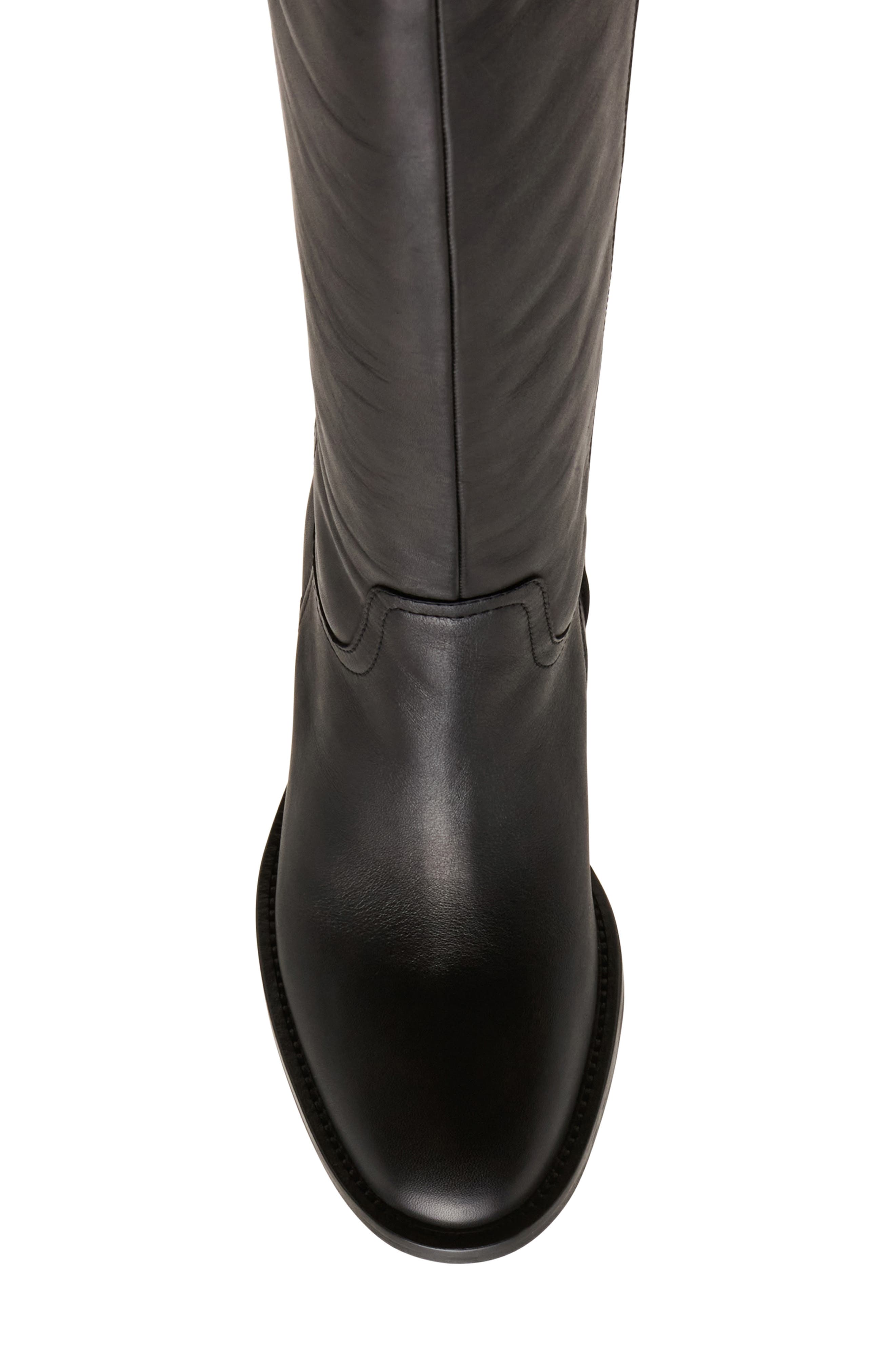 Blondo Penly Waterproof Knee High Boot, Alternate, color, Black Leather
