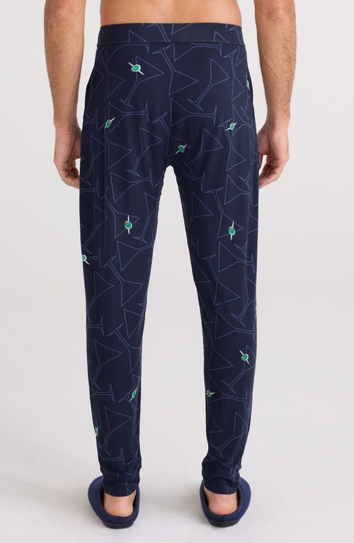 Saxx Snooze Lounge Pants In Blue