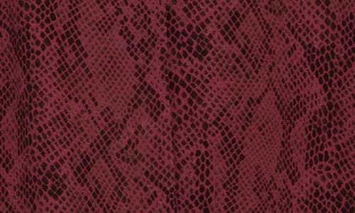 Hugo Boss Boss Banora Silk Top In Burgundy