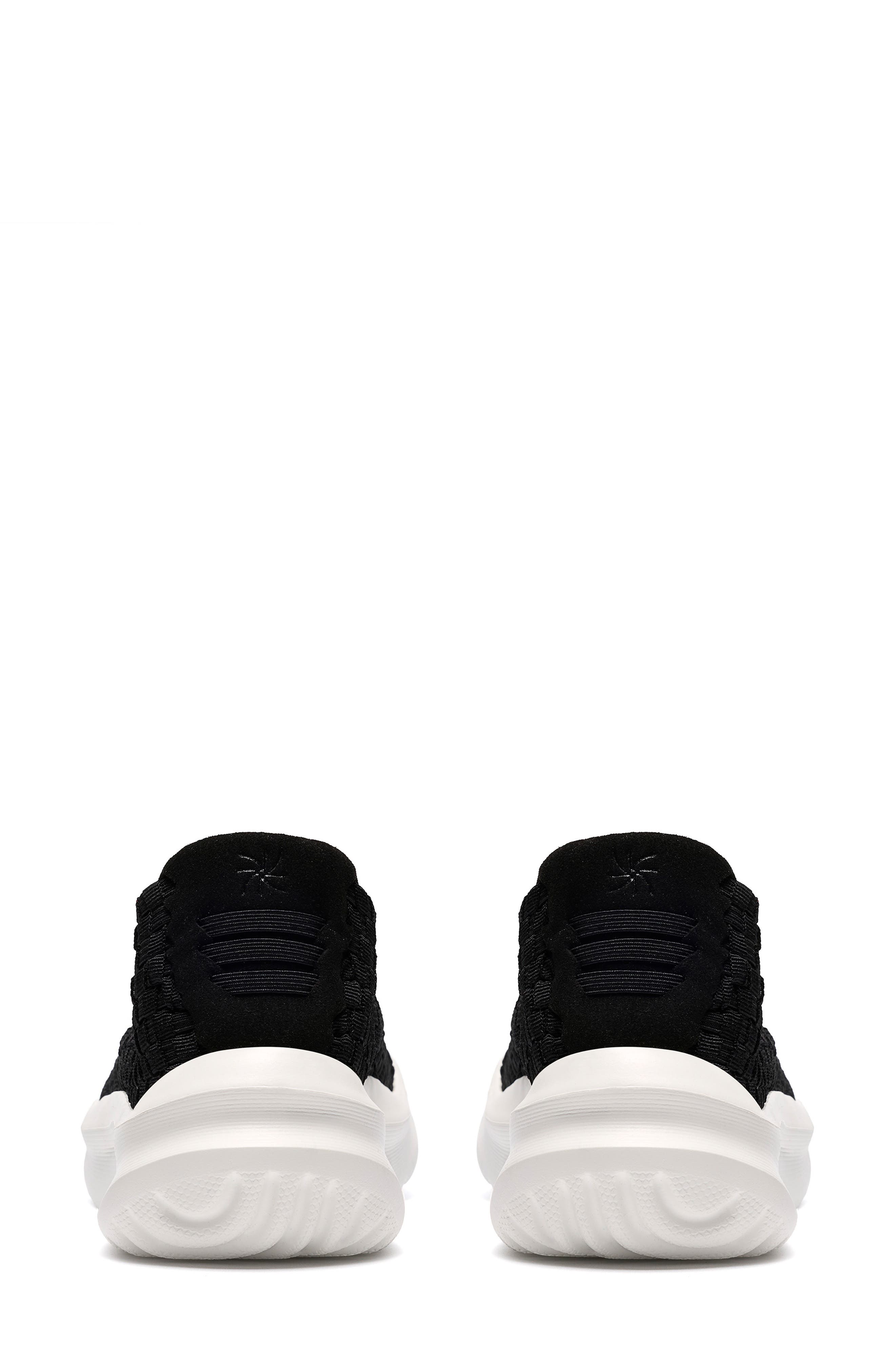 Solevana Weave Slip-On Sneaker, Alternate, color, BLACK