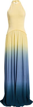 Solid & Striped The Halter Soglio Maxi Dress