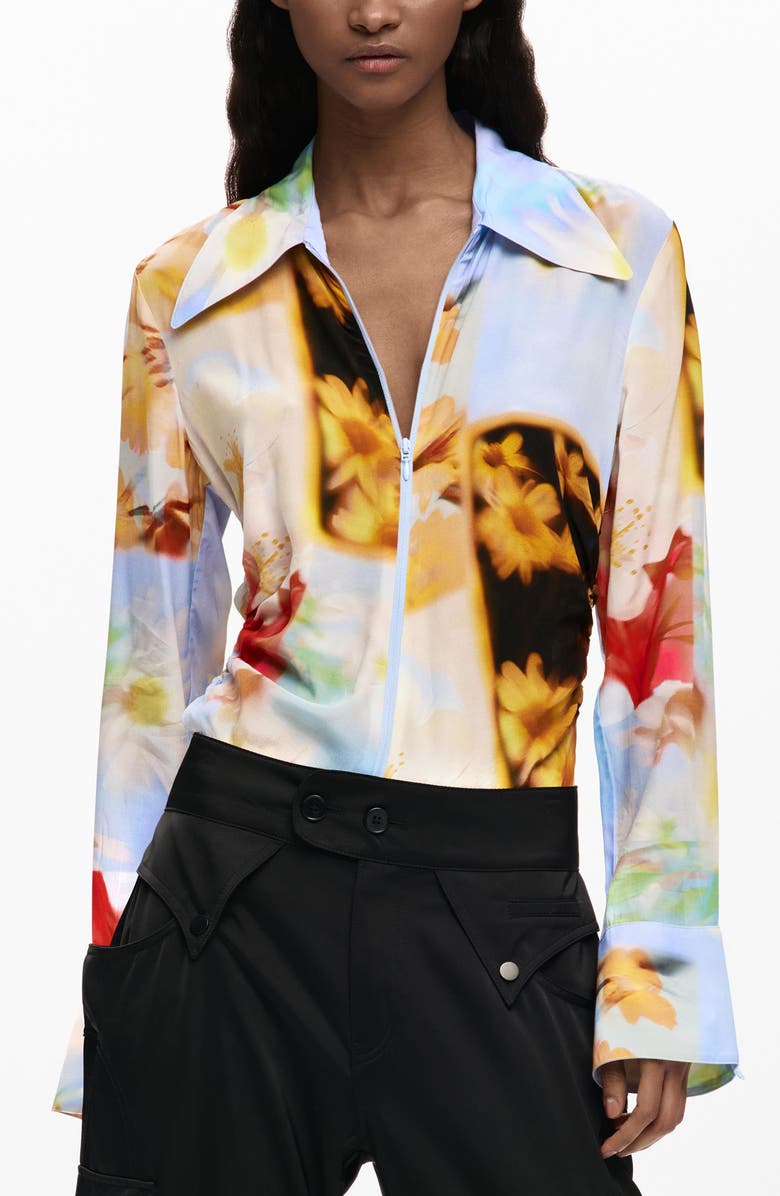 Desigual Crop Cargo Pants, Alternate, color, 