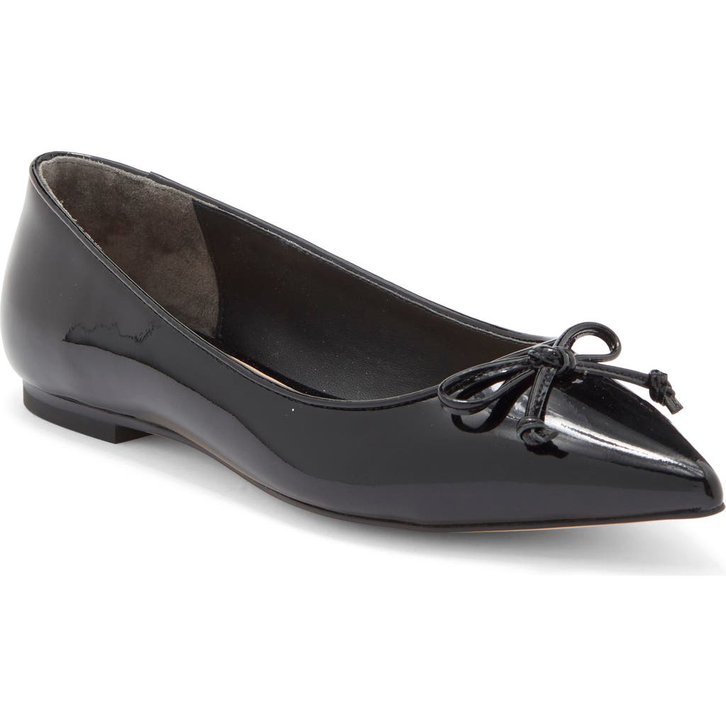 Stuart Weitzman Gabby Pointed Toe Bow Flat In Multi