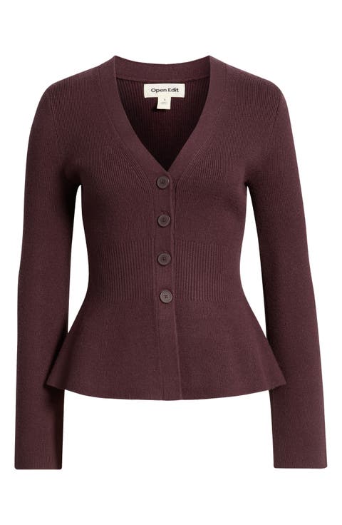 Softluxe Ribbed Waist Cardigan