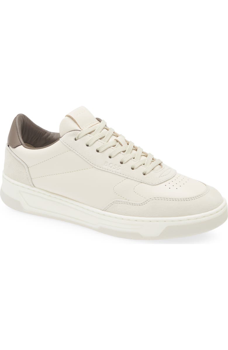 BOSS Baltimore Tennis Sneaker, Main, color, Open White