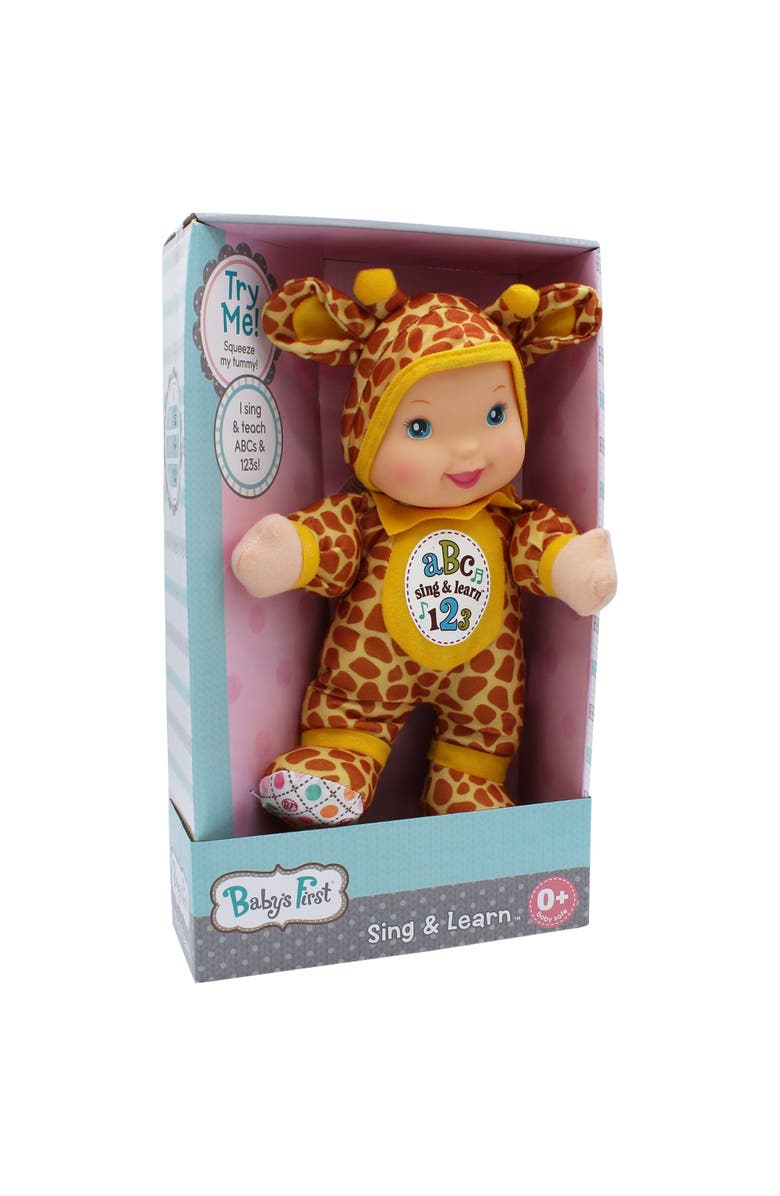Baby's First Sing & Learn Giraffe Toy Doll, Alternate, color, 