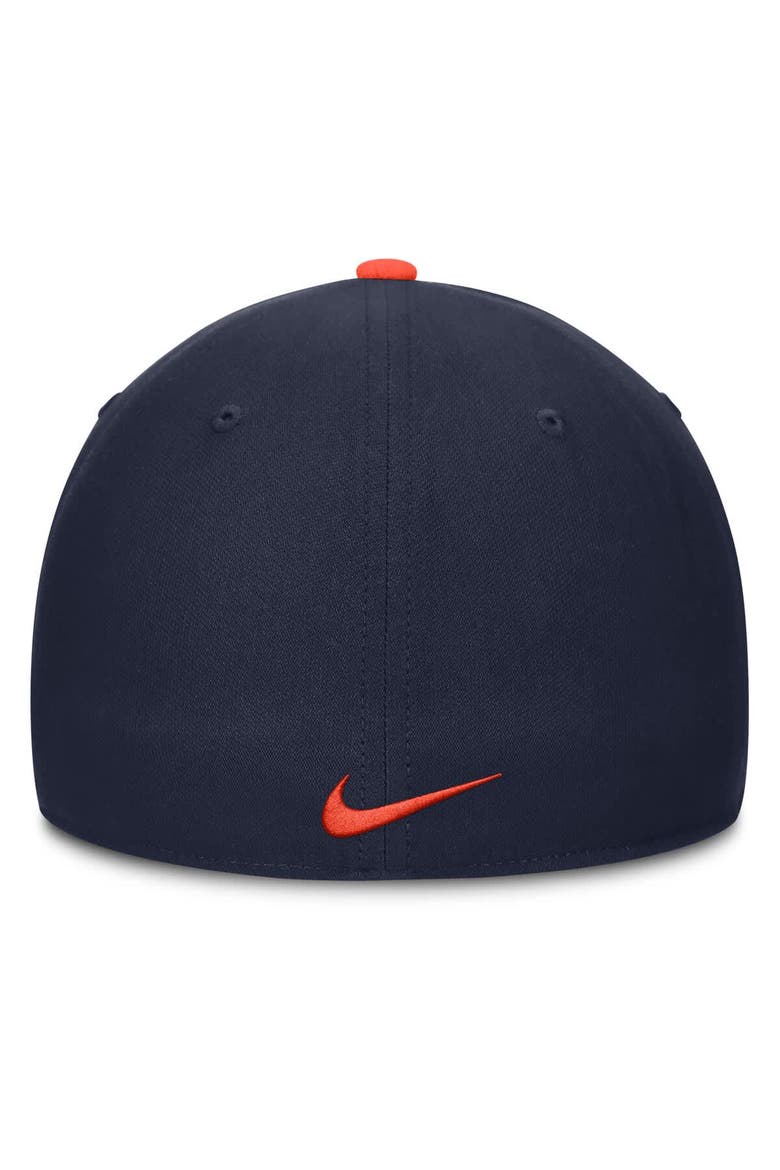 Men's Nike Orange/Navy Auburn Tigers 2025 Sideline Rise Local Dri-FIT Flex Hat, Alternate, color, Orange
