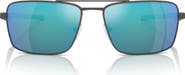 Scuderia Ferrari 60mm Polarized Rectangular Sunglasses