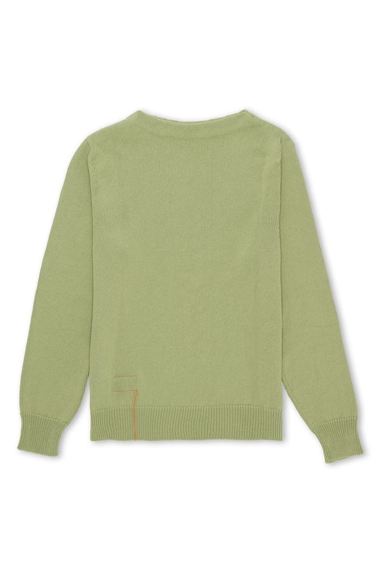 Noah Cotton Crewneck Sweater, Alternate, color, KIWI