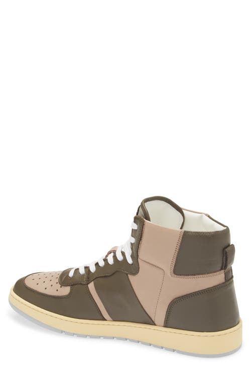 Collegium Pillar Destroyer High Top Sneaker In Green
