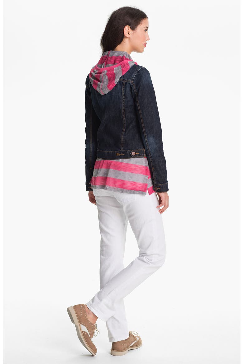 Skinny Jeans, Alternate, color, WHITE