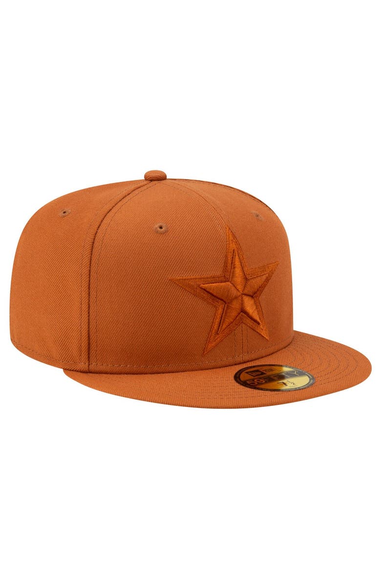 New Era Men's New Era Brown Dallas Cowboys Color Pack 59FIFTY Fitted Hat, Alternate, color, Brown