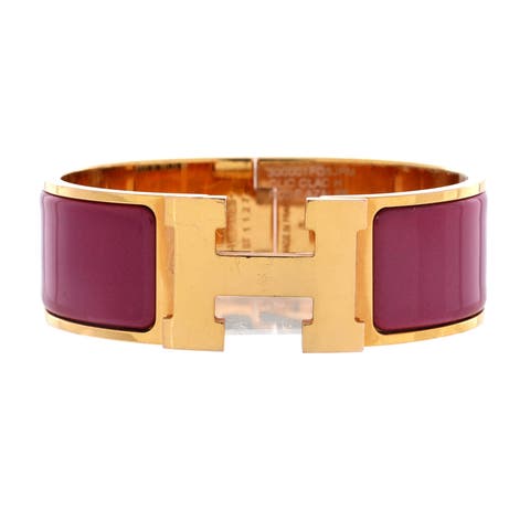 Clic H Bracelet Enamel Wide