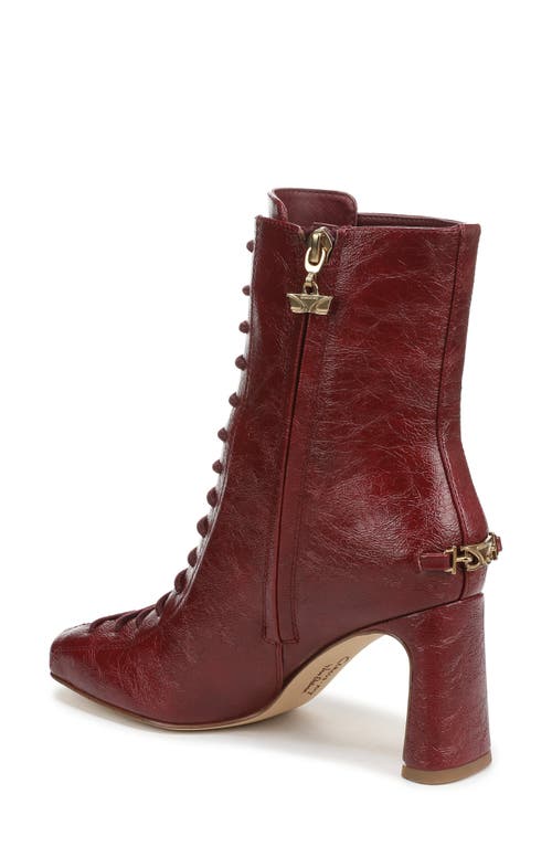 Circus Ny By Sam Edelman Kendra Block Heel Bootie In Burgundy