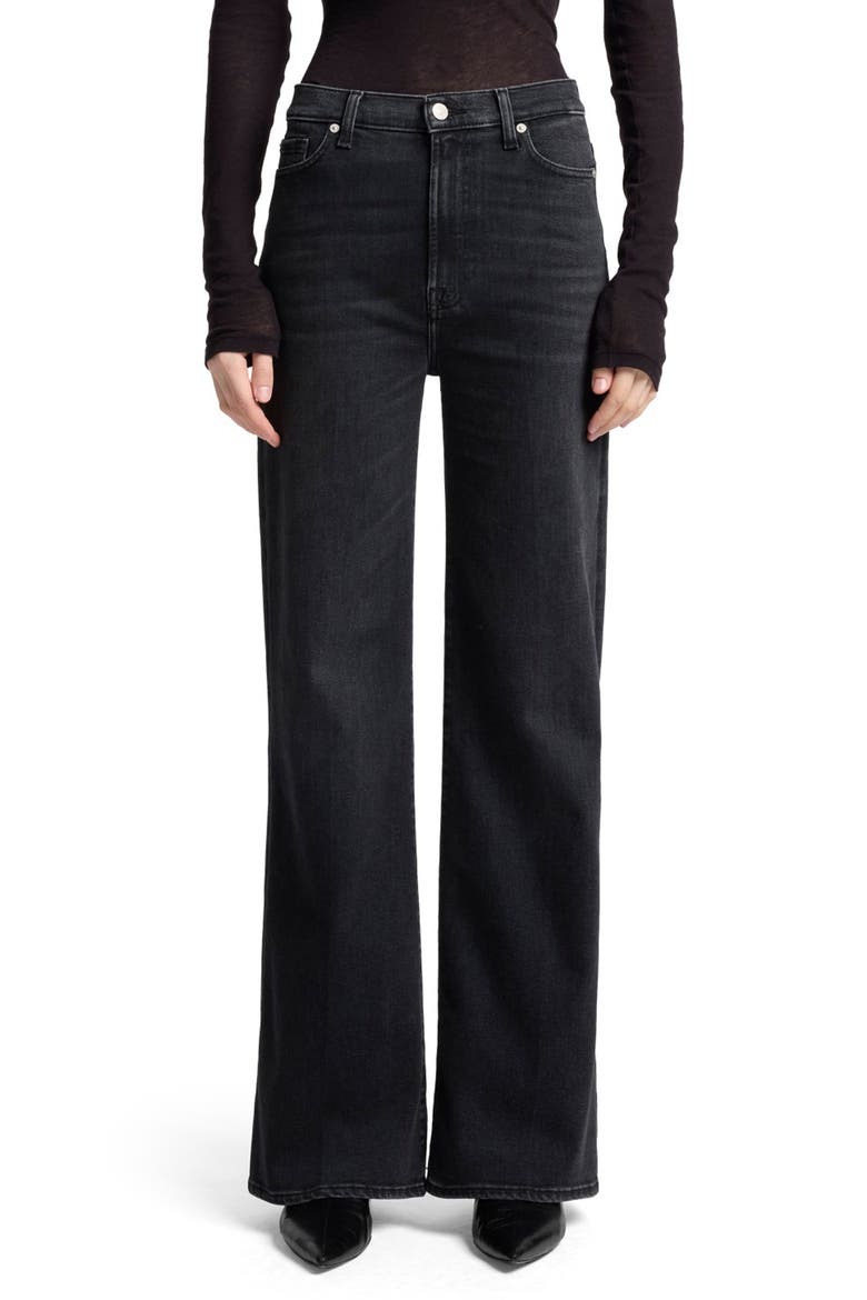 Jo Ultra High Waist Wide Leg Jeans, Main, color, BOTTOMLINE