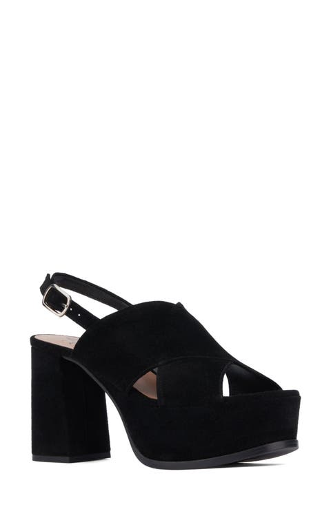 Nadina Platform Slingback Sandal (Women)