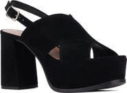 Aquatalia Nadina Platform Weatherproof Slingback Sandal