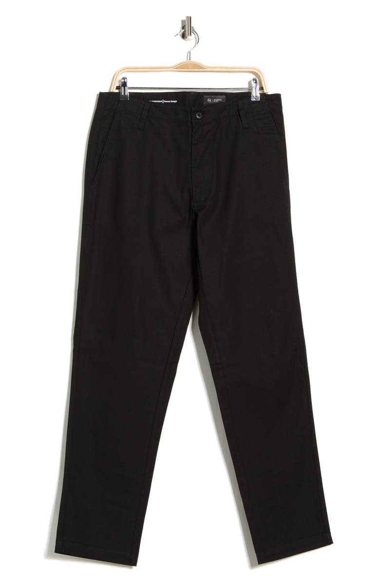 AG Lochlan Workwear Relaxed Straight Leg Jeans, Alternate, color, Pure Black