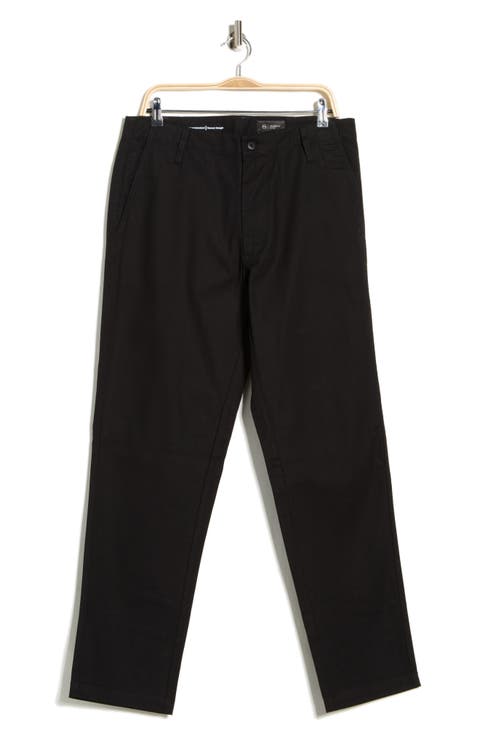 Lochlan Workwear Relaxed Straight Leg Jeans (Pure Black)