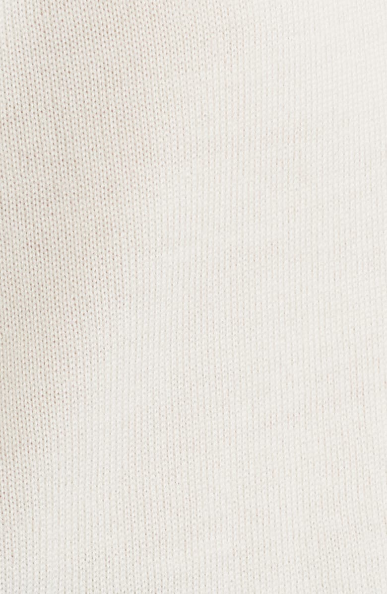 Anne Klein Luxe Washable Short Sleeve Wool Sweater, Alternate, color, White Dove