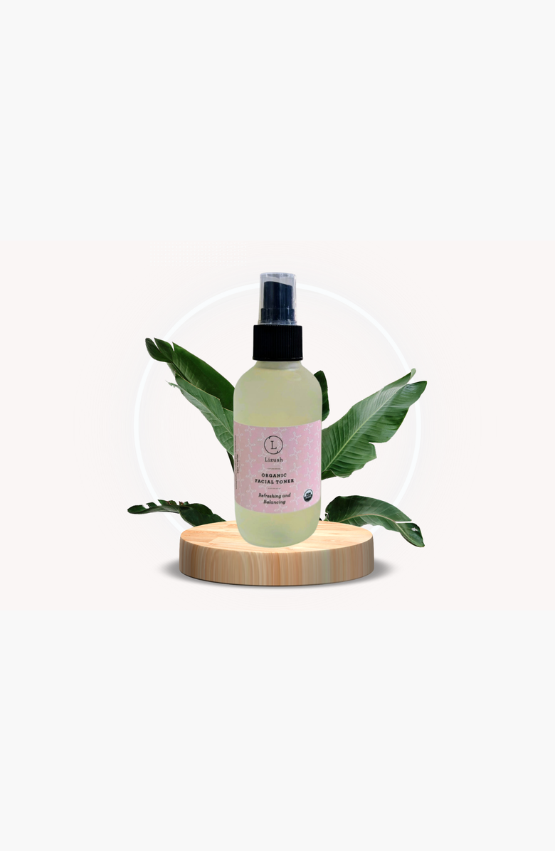 Lizush ORGANIC FACIAL TONER Refreshing and Balancing, Alternate, color, NO COLOR