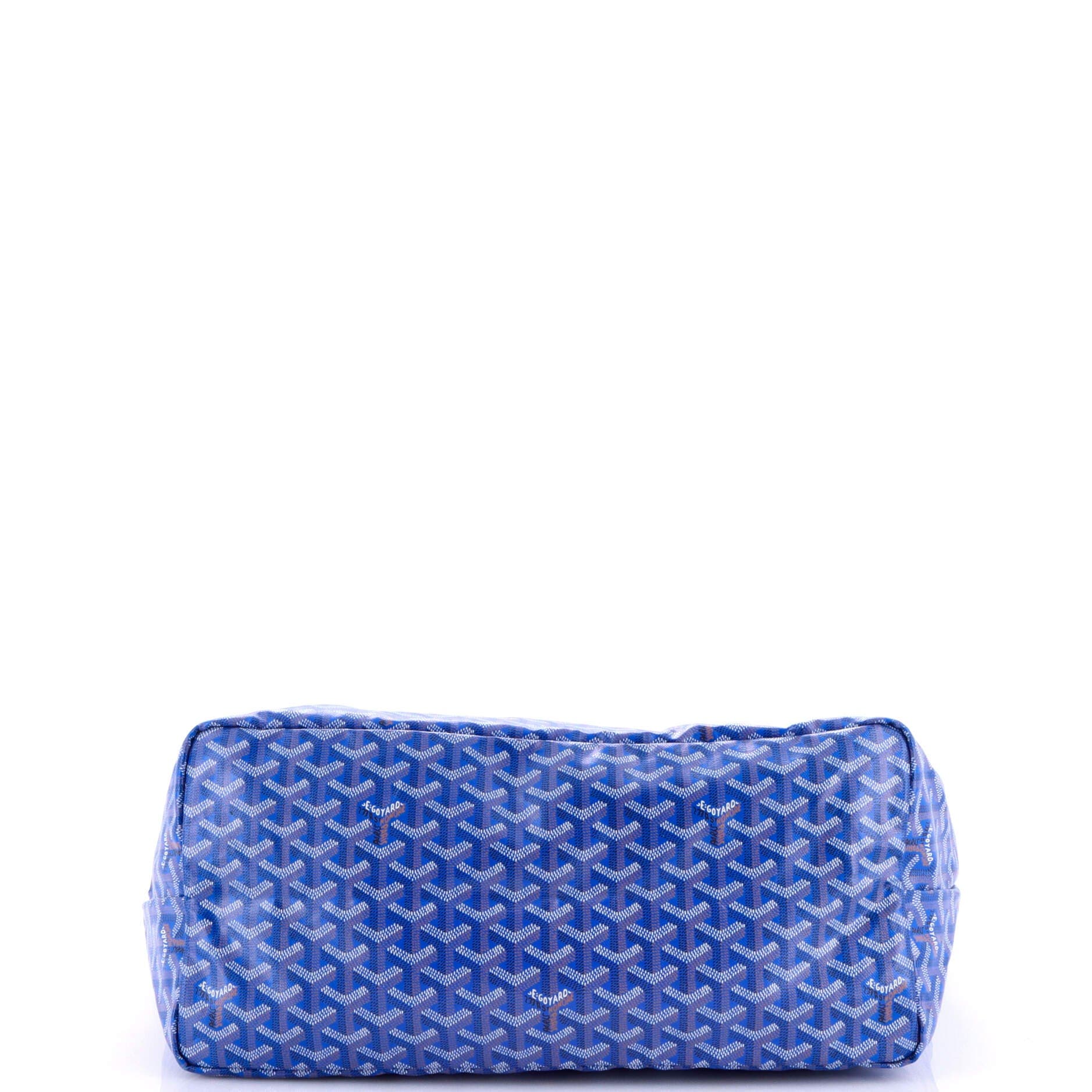 Pre-Owned Goyard Saint Louis Tote Coated Canvas GM, Alternate, color, Blue