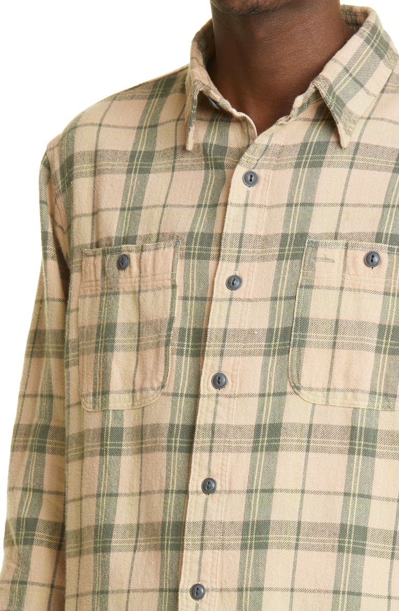 Double RL Men's Farrell Plaid Flannel Button-Up Shirt, Alternate, color, 