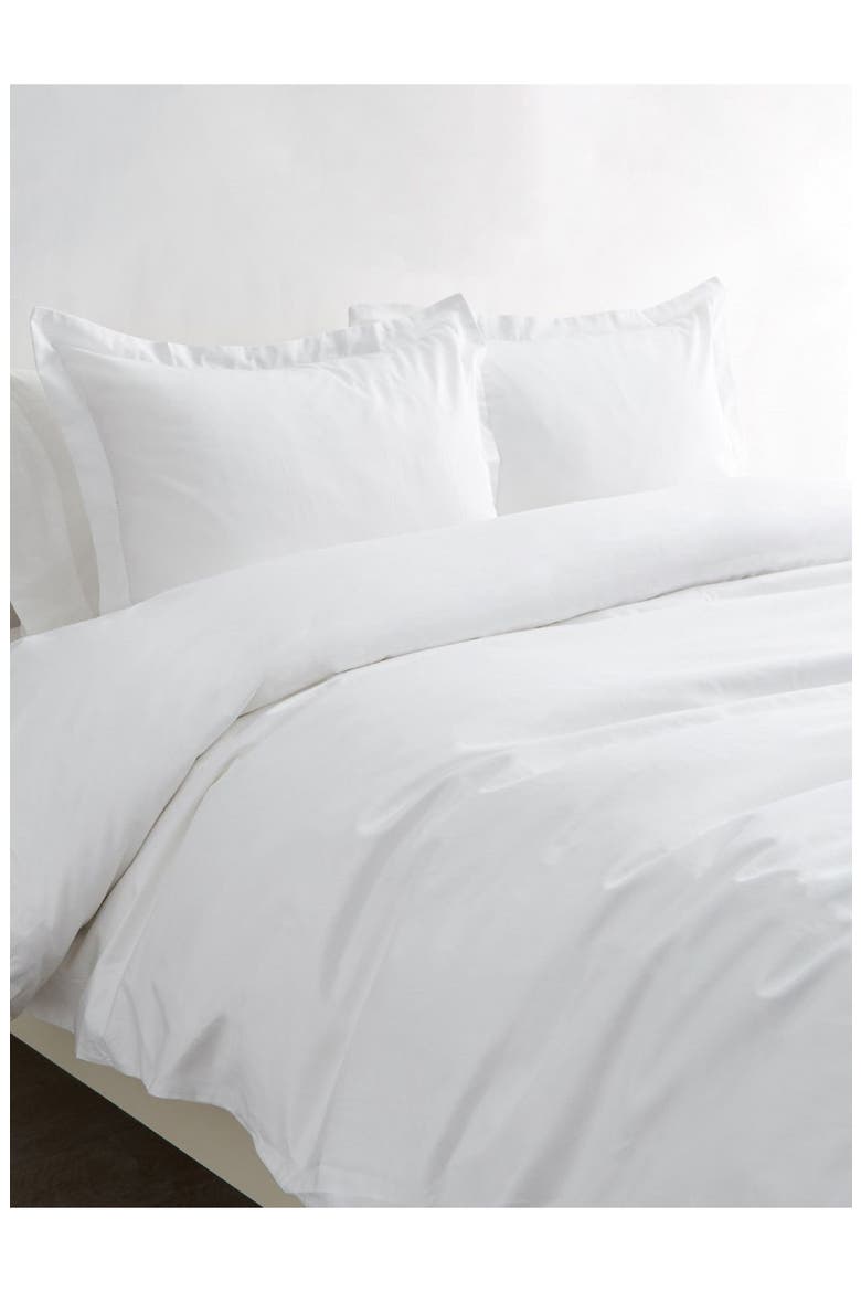 500 Thread Count Egyptian Cotton Duvet Set, Alternate, color, WHITE