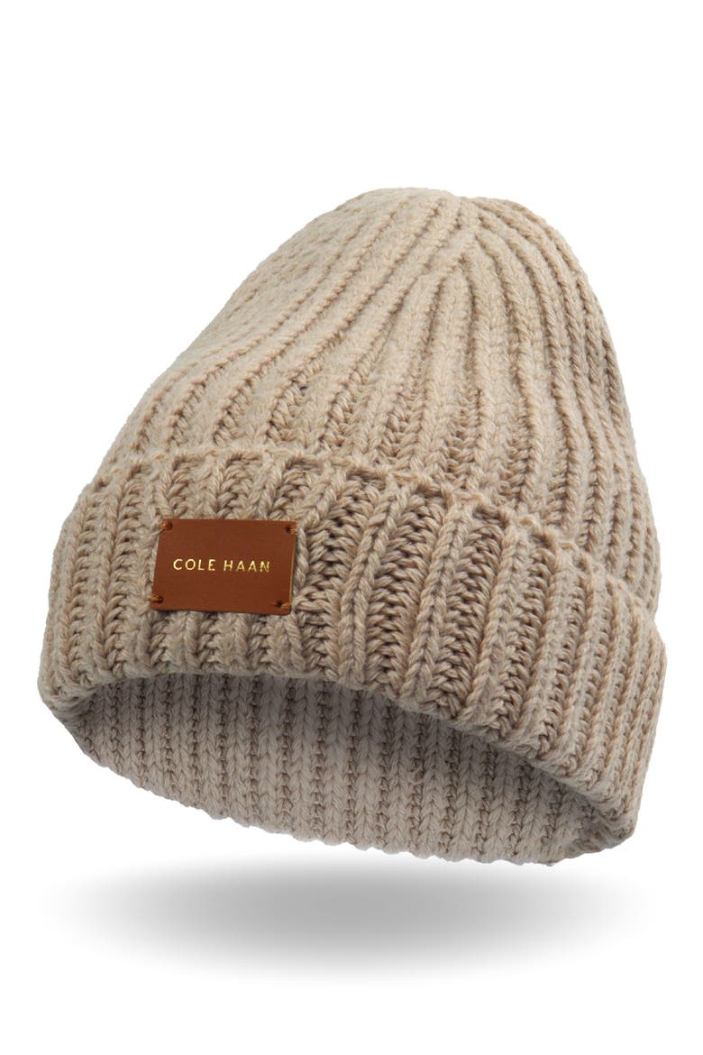 Chunky Cuff Beanie, Alternate, color, LIGHT SESAME