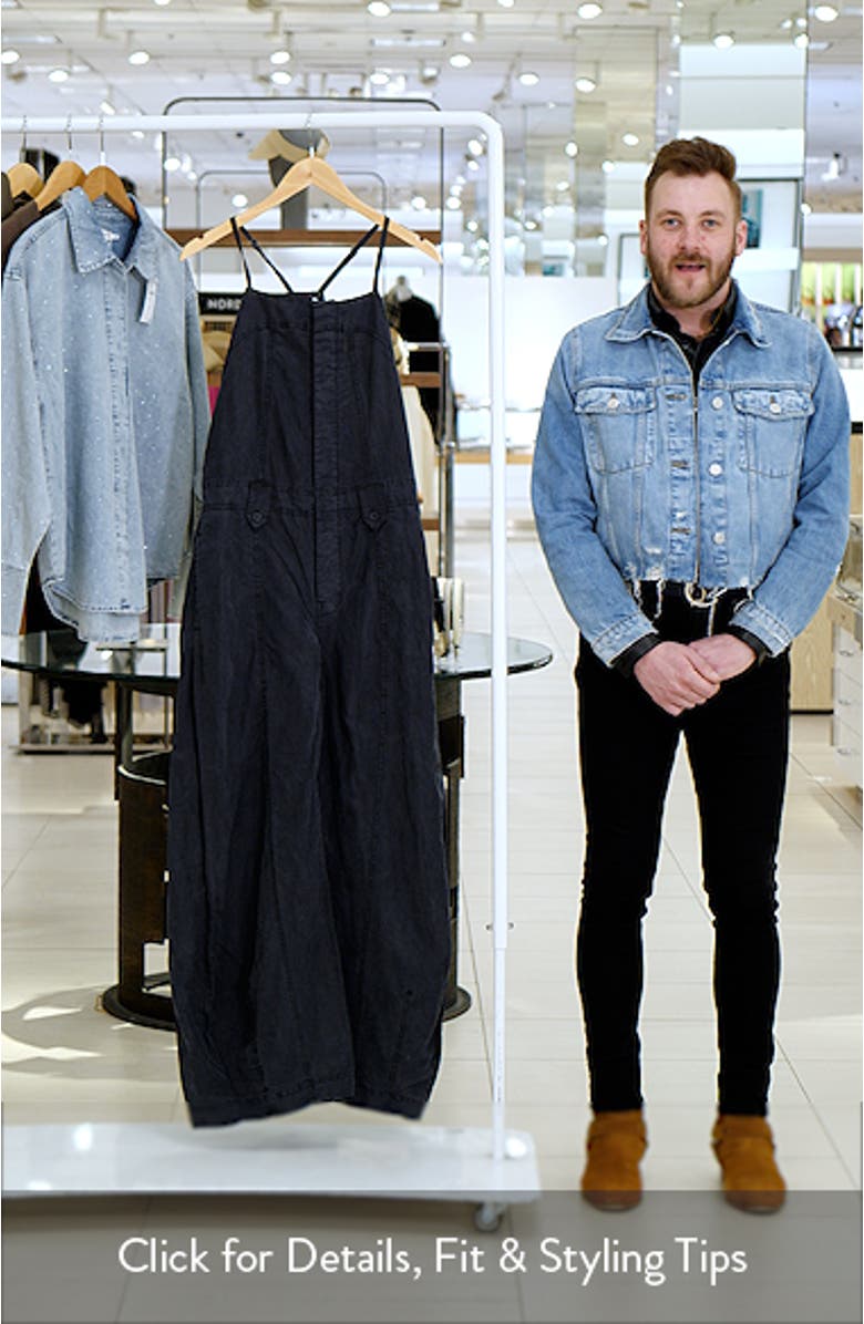 Sylvia Barrel Leg Overalls, sales video thumbnail