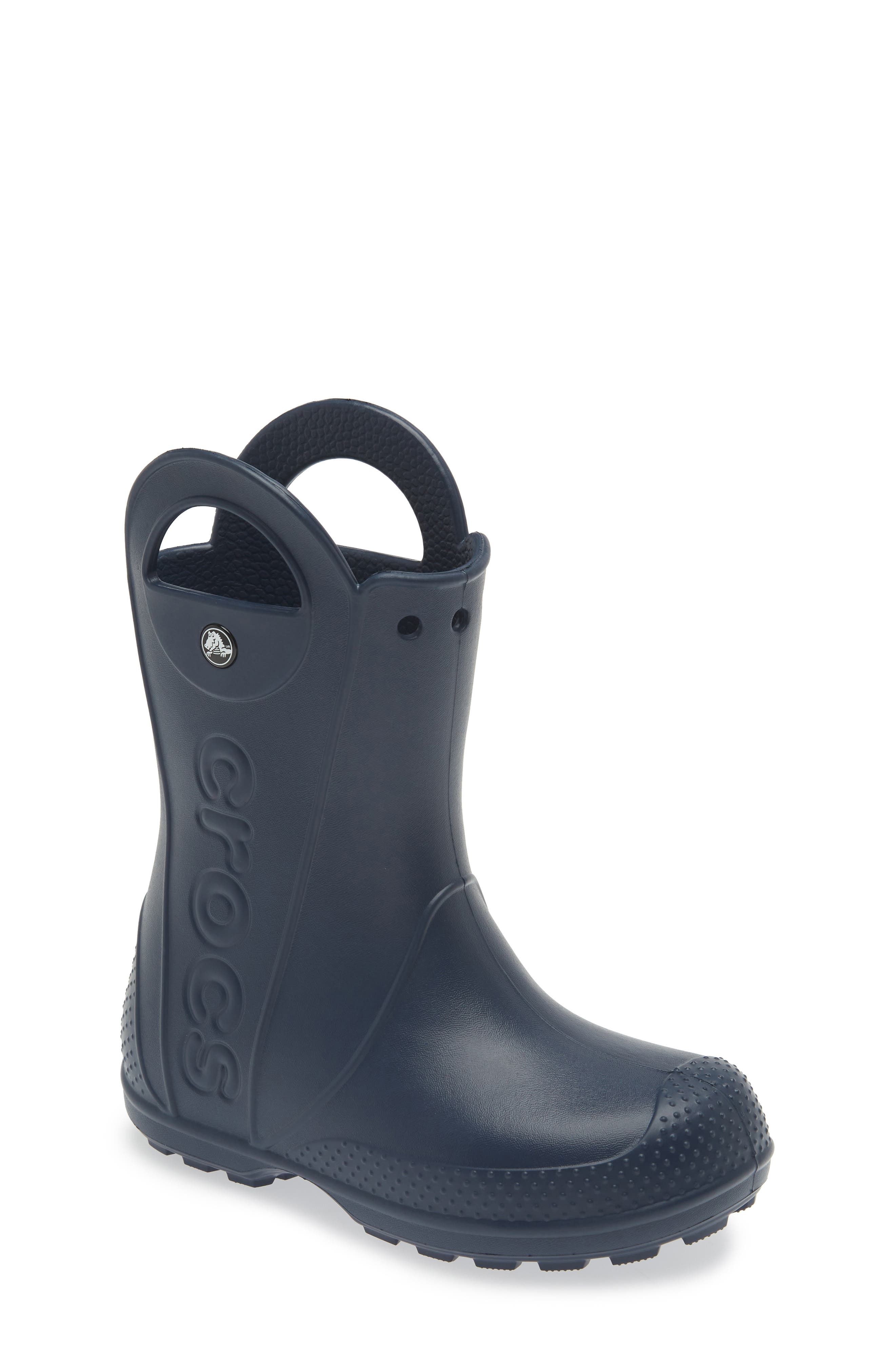 CROCS Kids' Handle It Rain Boot, Main, color, Navy