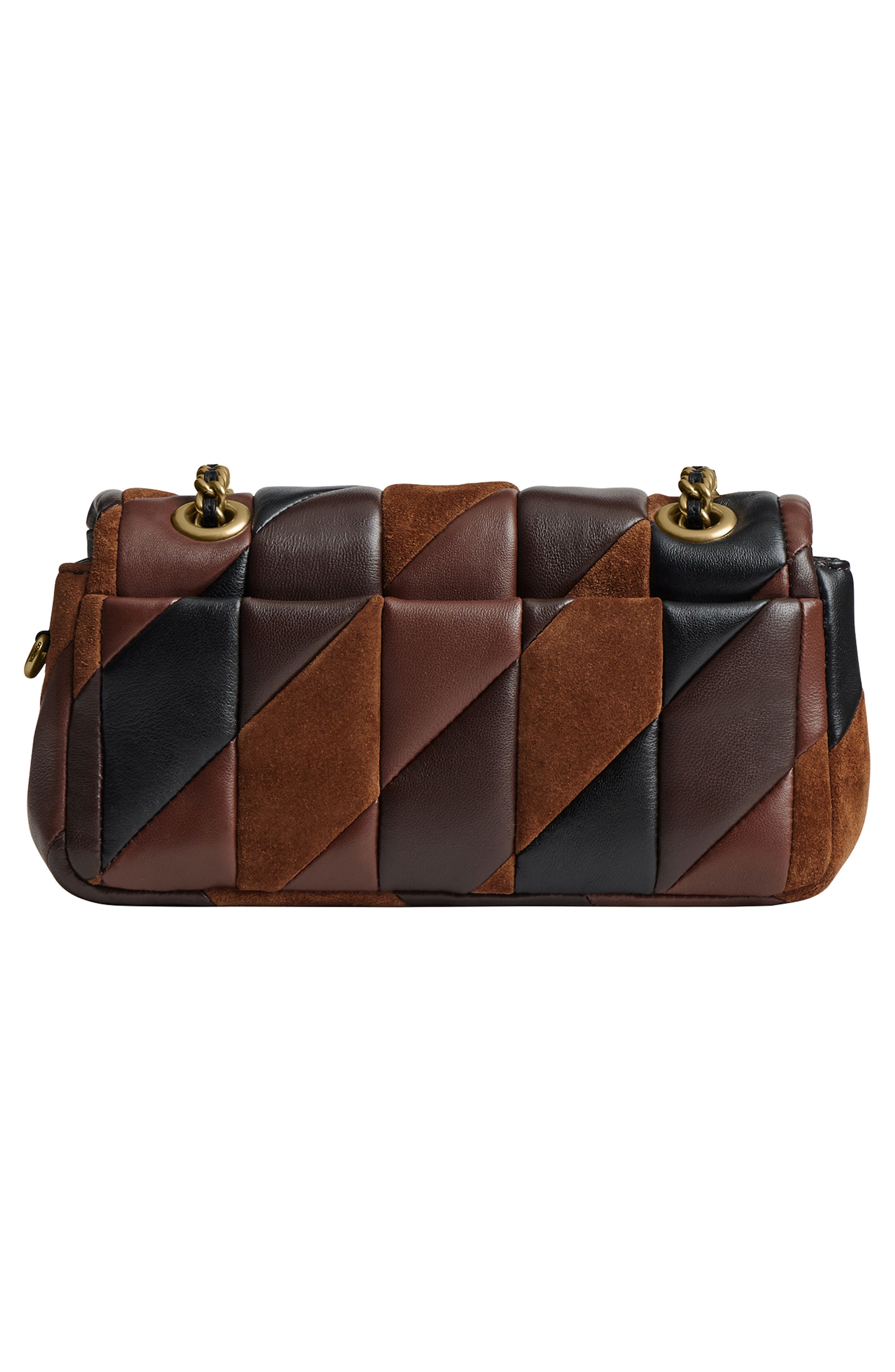 COACH Tabby 20 Quilted Patchwork Leather Shoulder Bag, Alternate, color, B4/Maple Shadow Brow