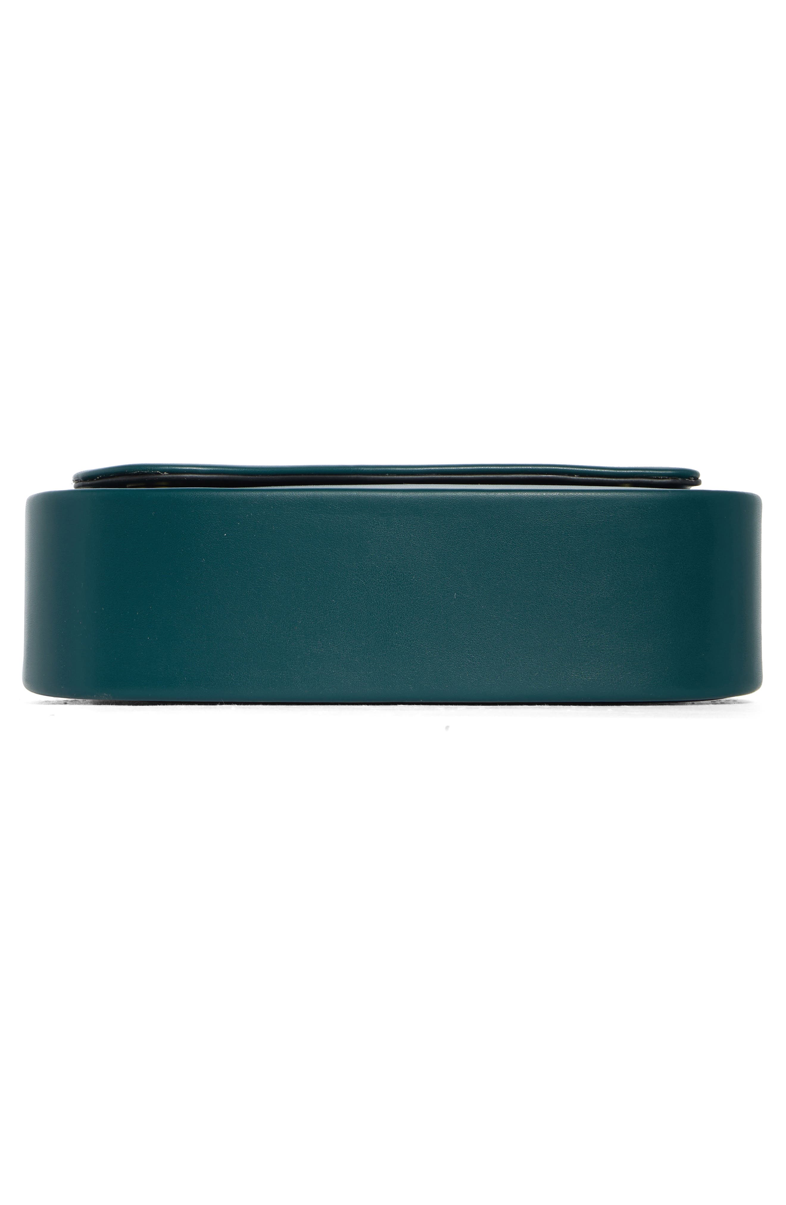 BCBG Asymmetric Flap Top Handle Bag, Alternate, color, Jade Green