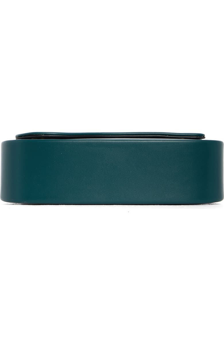 BCBG Asymmetric Flap Top Handle Bag, Alternate, color, Jade Green