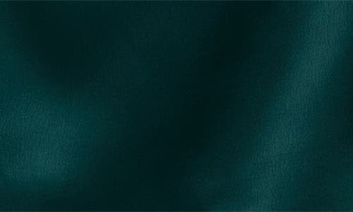 Anne Klein Long Sleeve Ruffle Hem Faux Wrap Minidress In Green