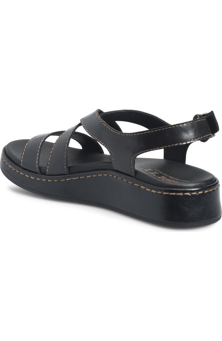 Børn Victoria Slingback Sandal, Alternate, color, Black Leather