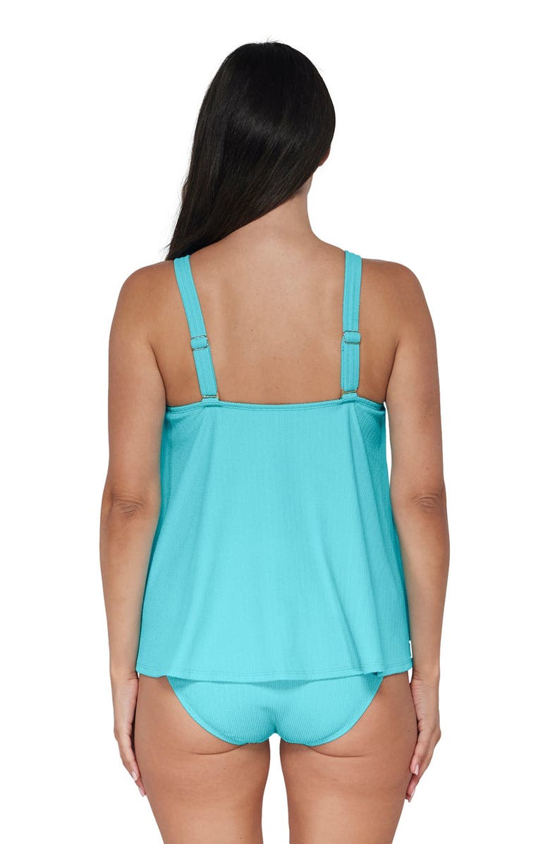 Pacifica by Sunsets Sadie Tankini Swimsuit Top, Alternate, color, Pool Party