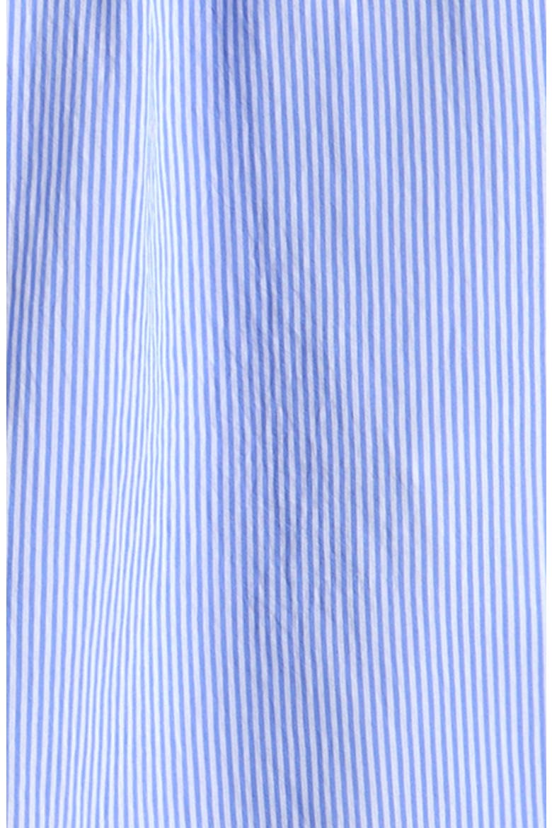 Kids' Stripe Long Sleeve Shirtdress, Alternate, color, LIGHT BLUE
