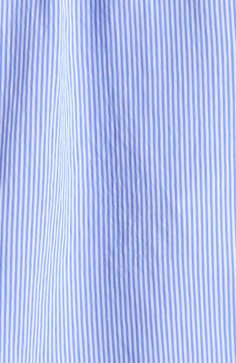 Moncler Kids' Stripe Long Sleeve Shirtdress, Alternate, color, Light Blue