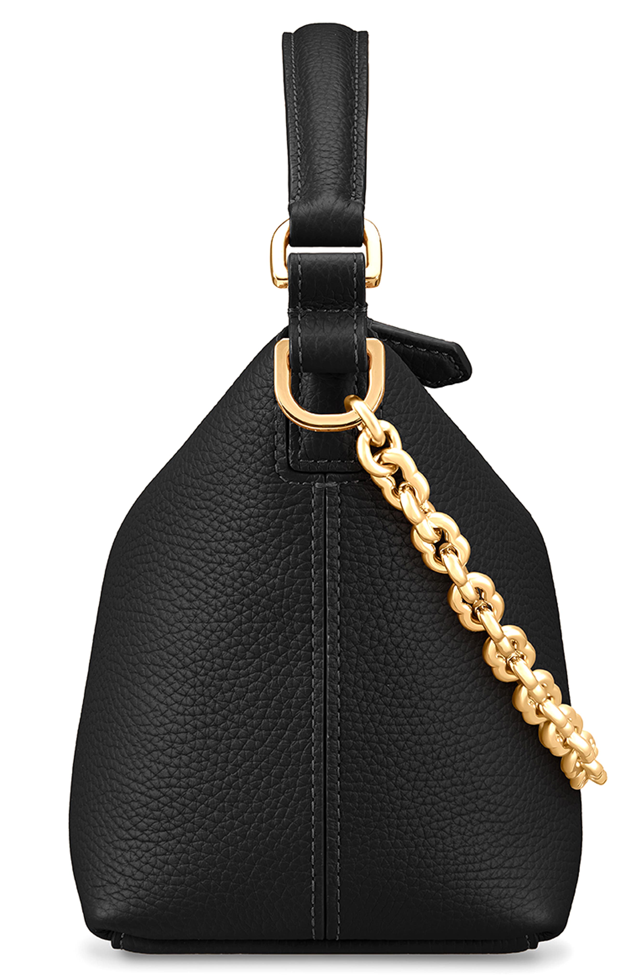 MAISON de SABRÉ The Limited-Edition Soft Hobo, Alternate, color, Black Caviar