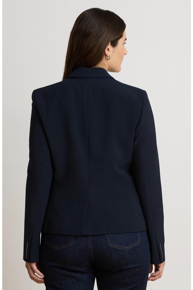 Crepe Blazer, Alternate, color, LAUREN NAVY BLUE