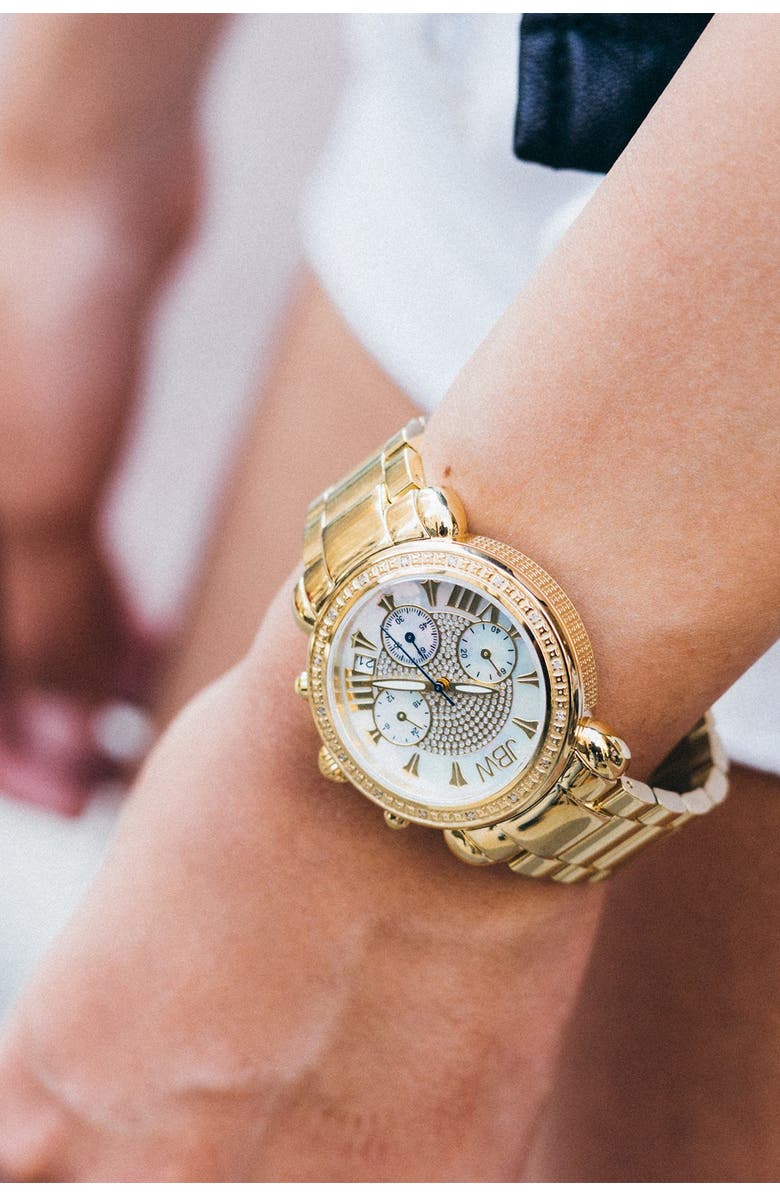 JBW Women's Victory Diamond Bracelet Watch, 37mm - 0.16 ctw, Alternate, color, 