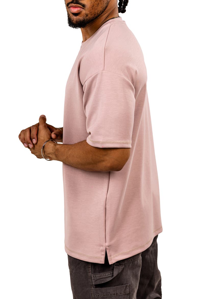 Ascensionsolie 0100 Brown Crewneck T-Shirt, Alternate, color, LIGHT BROWN