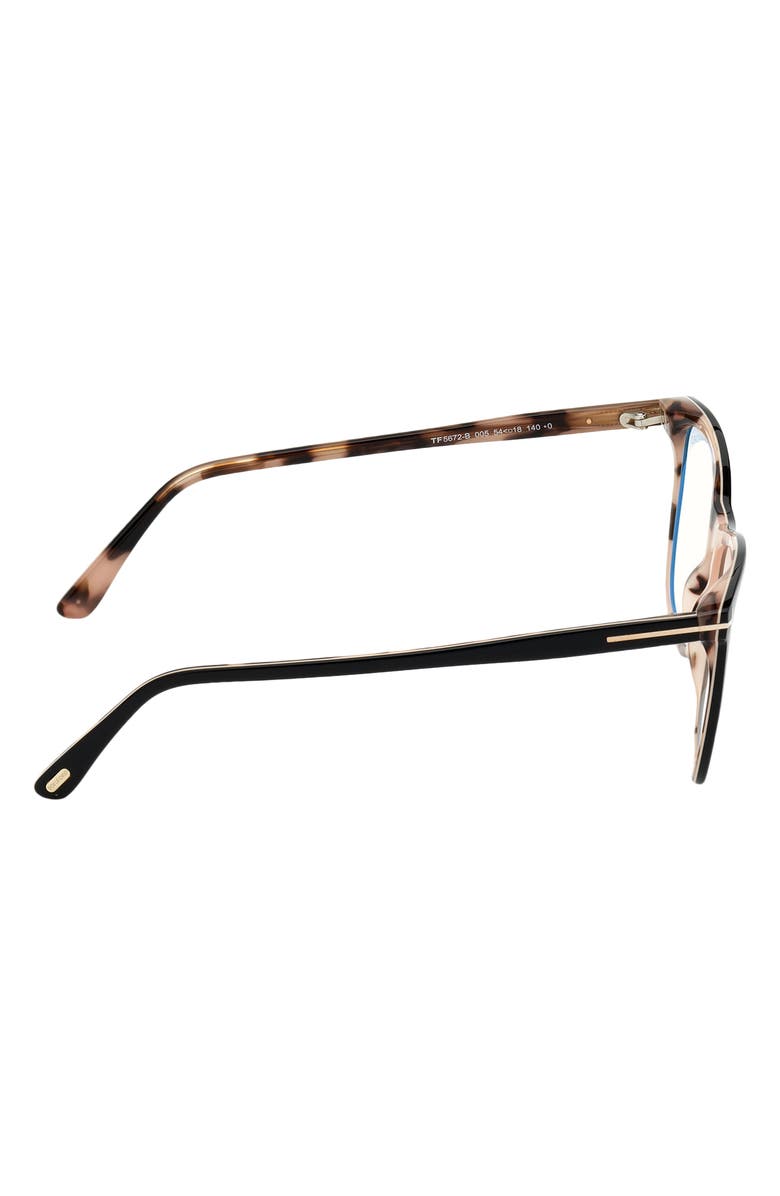 TOM FORD 54mm Blue Light Blocking Glasses, Alternate, color, 