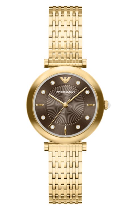 Archelia Mother-of-Pearl Bracelet Watch, 32mm