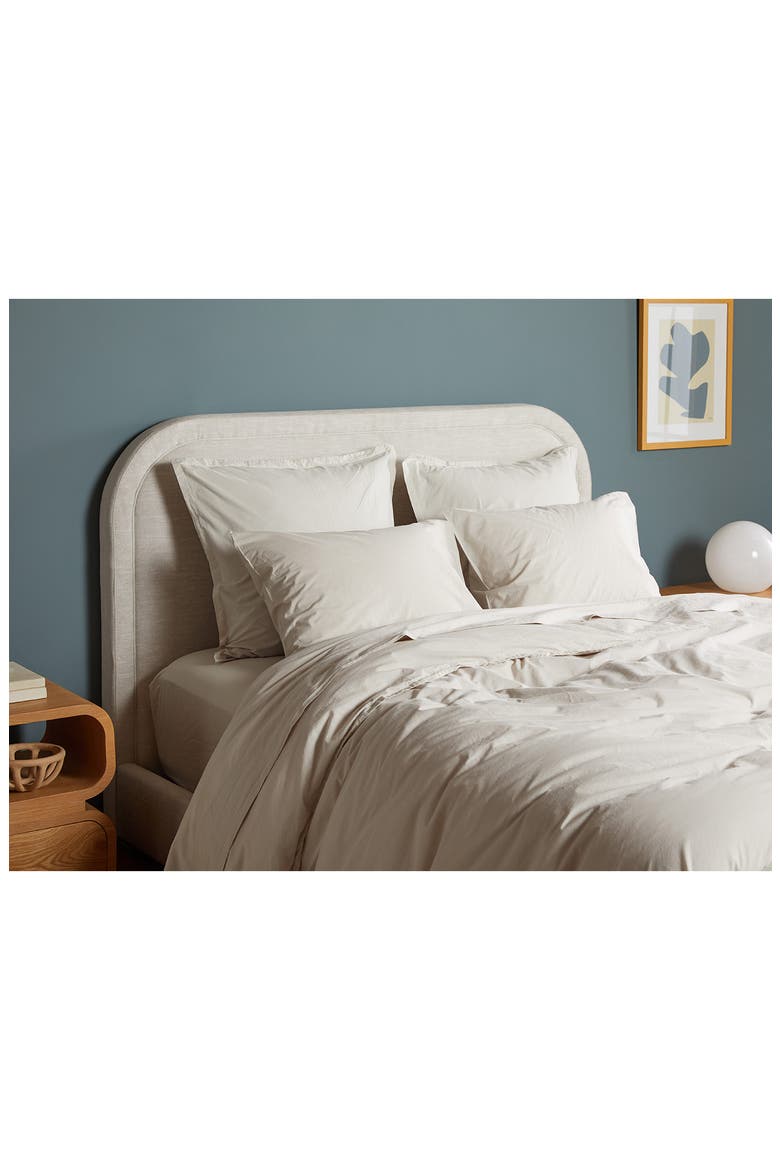 PERCALE DUVET COVER, Alternate, color, BONE STRIPE